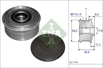 INA 535 0087 10 GENERATORIUS - SANKABA VIENAKRYPTIS 