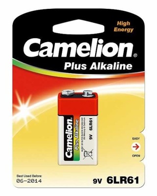 Camelion 6LF22-BP1 9V/6LR61 Plus Alkaline 6LR61 1s