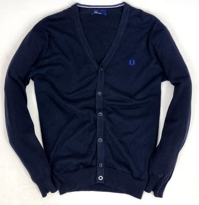 Fred Perry Granatowy Sweter L