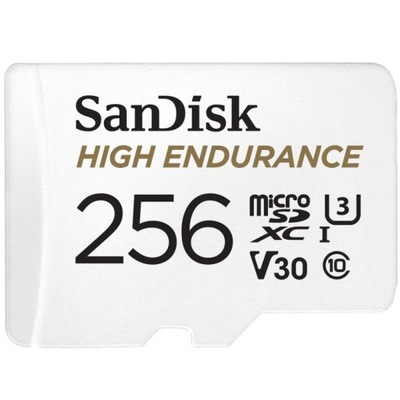 High Endurance microSDXC 256GB V30 z adapterem