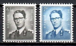 Belgia 1960 Mi 1196-1197x Czyste **