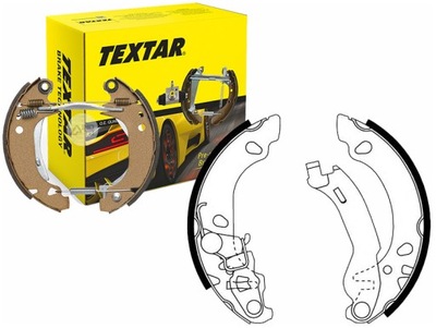 Тормозные колодки тормозные fiat panda 03- textar фото №1