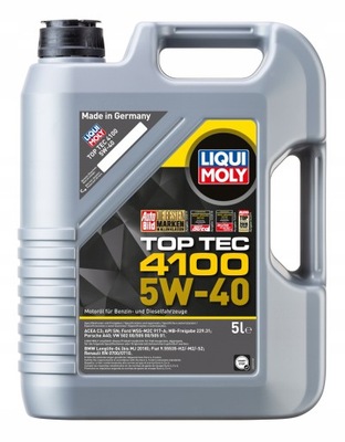 Liqui Moly 4100 5W40 5L 9511 Cng Lpg+