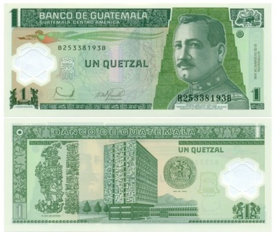 GWATEMALA 1 QUETZAL 2006 P-109 UNC polimer