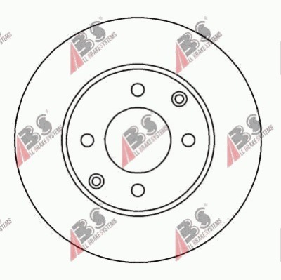 Диск тормозная перед peugeot 206 1998- фото №1