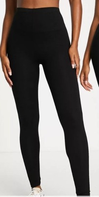 TOPSHOP LEGGINSY DAMSKIE CZARNE KLASYCZNE 34 VAI