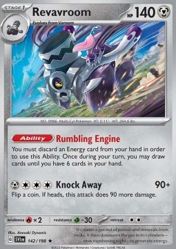 Karty Pokemon (SVI 142) Revavroom (H)