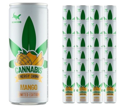 Napój Komodo Cannabis Mango 250 ml x24