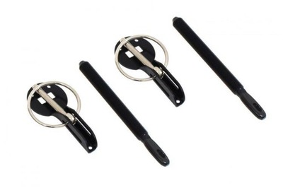 Заскочки капот slide black фото №1