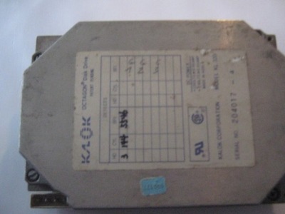 K/LOK OCTAGON 20MB 3.6K ATA 3.5'' KL 320