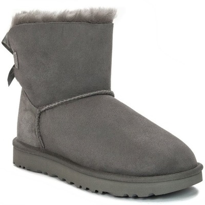 Botki UGG 1016501 MINI BAILEY BOW II GREY r.41