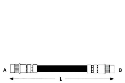Шланг гальмівний ap 480657 480661 480675 фото №1