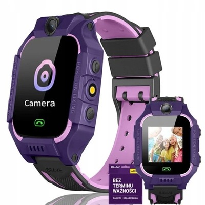 SMARTWATCH ZEGAREK SMARTBAND DLA DZIECI LOKALIZATOR GPS + KARTA SIM