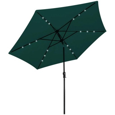 Parasol klasyczny VidaXL zielony 300 x 247 cm