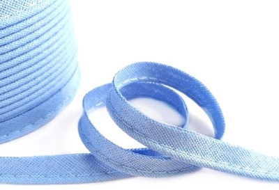Wypustka bawełniana ze sznurkiem błękitna