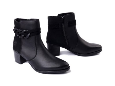 Botki RIEKER-Y2066-00 cza r38