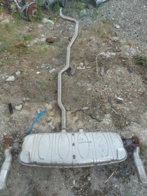 Гасник вихлоп audi q7 4l lift 3.0 tdi фото №1