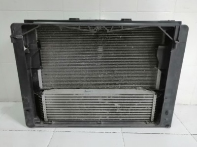 Радіатор комплект вентилятор bmw f10 f11 hal 9015 фото №1