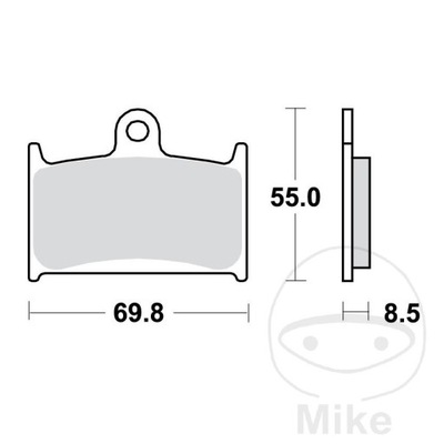 PADS BRAKE FRONT TRW MCB595TRQ  