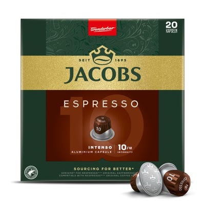 Kapsułki Jacobs Espresso Intenso 10 do Nespresso(r)* 20szt