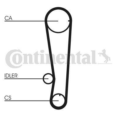 CONTINENTAL CT715 CORREA DISTRIBUCIÓN  