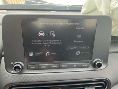 Hyundai kona 21- lift радіо дисплей 96160j9751nvc фото №1