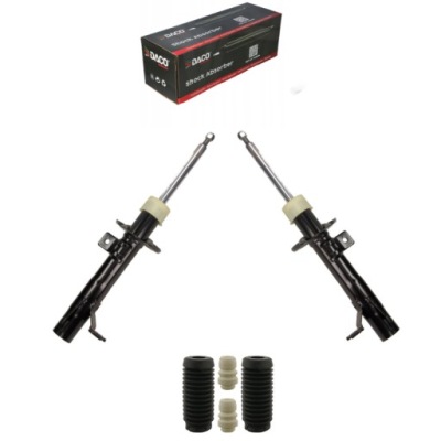 Амортизаторы перед + защита отбойники ford fiesta v mk6 mazda 2 фото №1