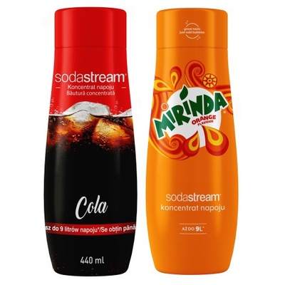 SODASTREAM Zestaw koncentrat syrop COLA MIRINDA