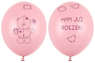 balony na Narodziny 1 Roczek Urodziny Chrzest inne