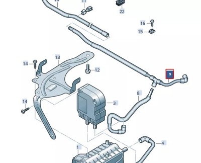 Audi a6 c8 air труба rhd 4k2820221 фото №1