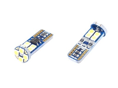 LEMPUTĖ 12V LED T10-3030-12SMD BALTA (NĖRA ECE) 