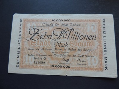 NIEMCY 10 MILLIONEN MARK 1923