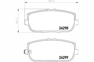 Textar гальмівні колодки гальмівні abarth 124 spider fiat 124 фото №1