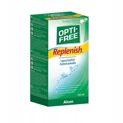 OPTI FREE Replenish 120 ml. Płyn do soczewek Alcon
