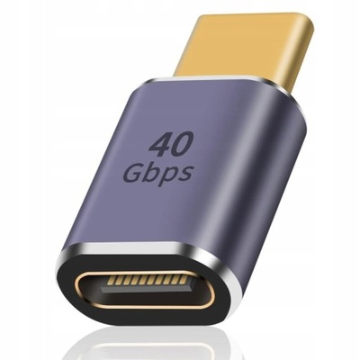 ADAPTER PRZEJŚCIÓWKA ŁĄCZNIK PROSTY USB-C - USB-C 40GBPS USB 4 V4