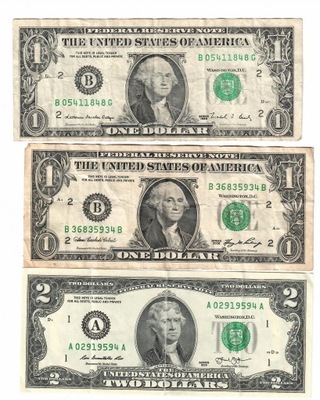 USA, 3 BANKNOTY