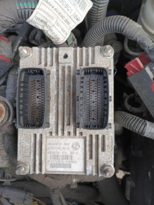 Блок керування двигуна fiata panda 1,2 8v фото №1