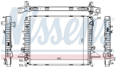 NISSENS NISSENS 64321A РАДИАТОР, СИСТЕМА ОХЛАЖДЕНИЯ ДВИГАТЕЛЯ