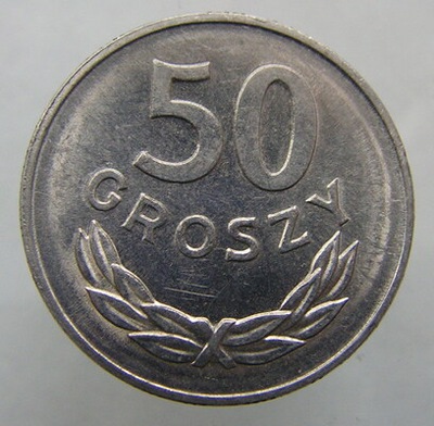 POLSKA 50 GROSZY 1984