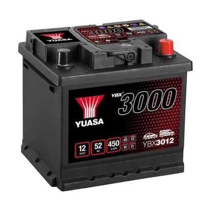 BATERÍA YUASA 12V 52AH 450A P+ YBX3012  