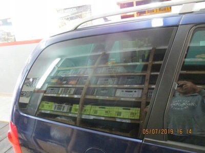 Vw sharan lift ld5q стекло кузовная правая задняя фото №1