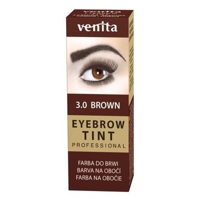 VENITA Eyebrow Tint- farba do brwi 3.0 Brown
