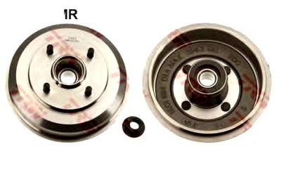 Trw тормозные барабаны тормозные ford fiesta iv fiesta v fusion фото №1