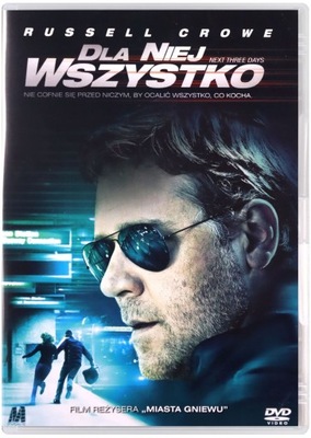 DLA NIEJ WSZYSTKO (2010) [Russell CROWE] [DVD]