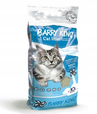Barry King Żwirek bentonit dla kota naturalny 10L