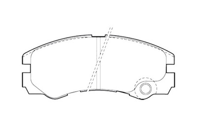 VALEO КОЛОДКИ ТОРМОЗНЫЕ OPEL FRONTERA B 98-04 ПЕРЕД