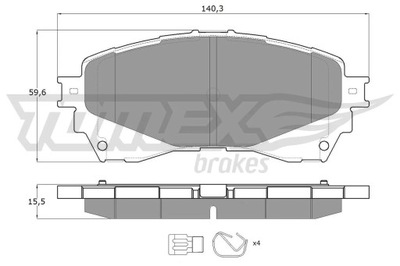 КОЛОДКИ HAM.PRZOD MAZDA 6 12-