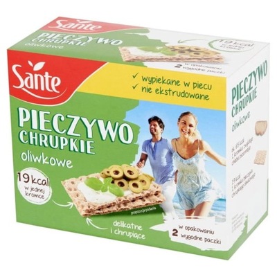 Pieczywo chrupkie oliwkowe 150g SANTE