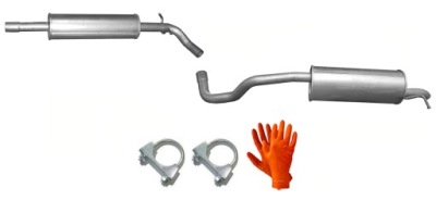 Skoda rapid 1.2 tsi od 2012r. sedan + spaceback глушители средний конечный фото №1