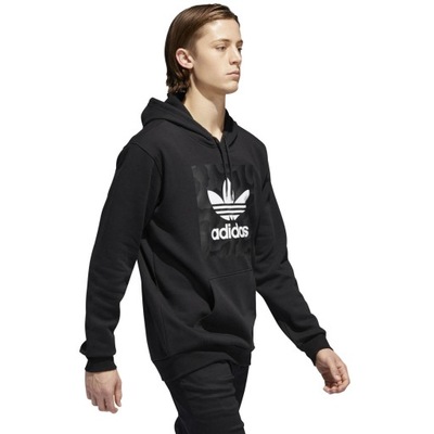 ADIDAS CZARNA BLUZA MĘSKA Z KAPTUREM ORIGINALS XL